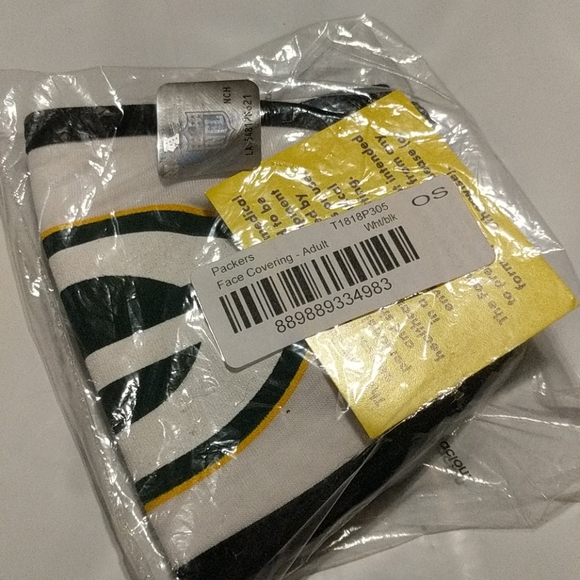Green bay packers face mask